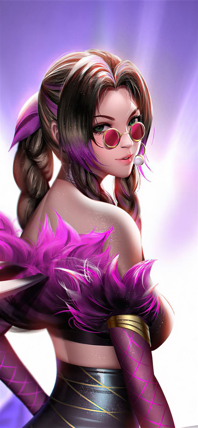 1125x2436 kda aerith 5k -  iPhone 11 Wallpaper