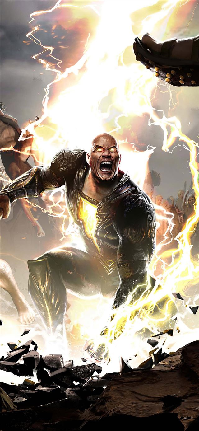 1284x2778 black adam movie 2021 -  iPhone 11 Wallpaper