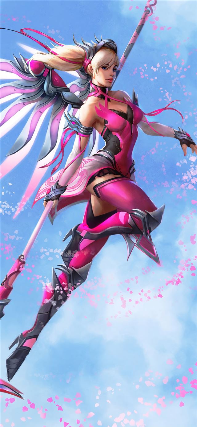 1284x2778 pink mercy 8k -  iPhone 11 Wallpaper
