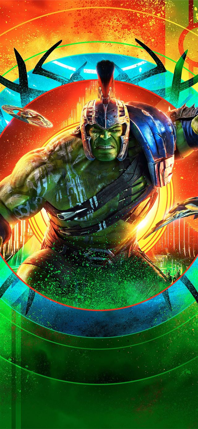 1284x2778 hulk thor ragnarok 12k -  iPhone 11 Wallpaper