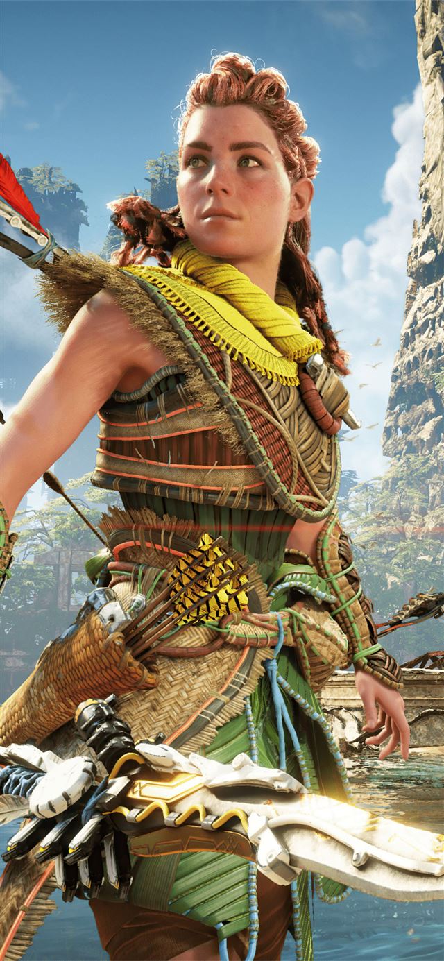 1125x2436 horizon forbidden west 5k -  iPhone 11 Wallpaper