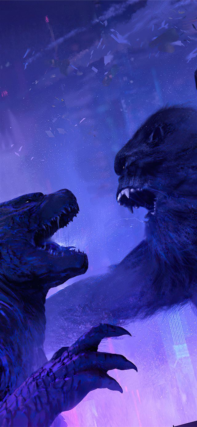 1284x2778 godzilla v kong -  iPhone 11 Wallpaper