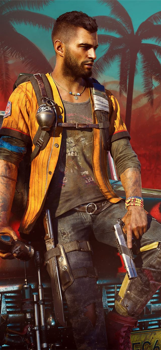 1125x2436 dani male far cry 6 10k -  iPhone 11 Wallpaper