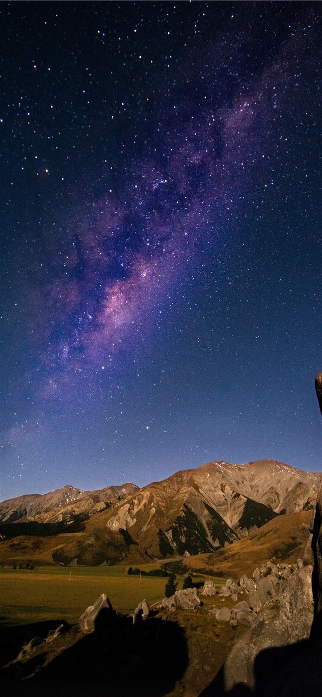 1284x2778 purple nebula -  iPhone 11 Wallpaper