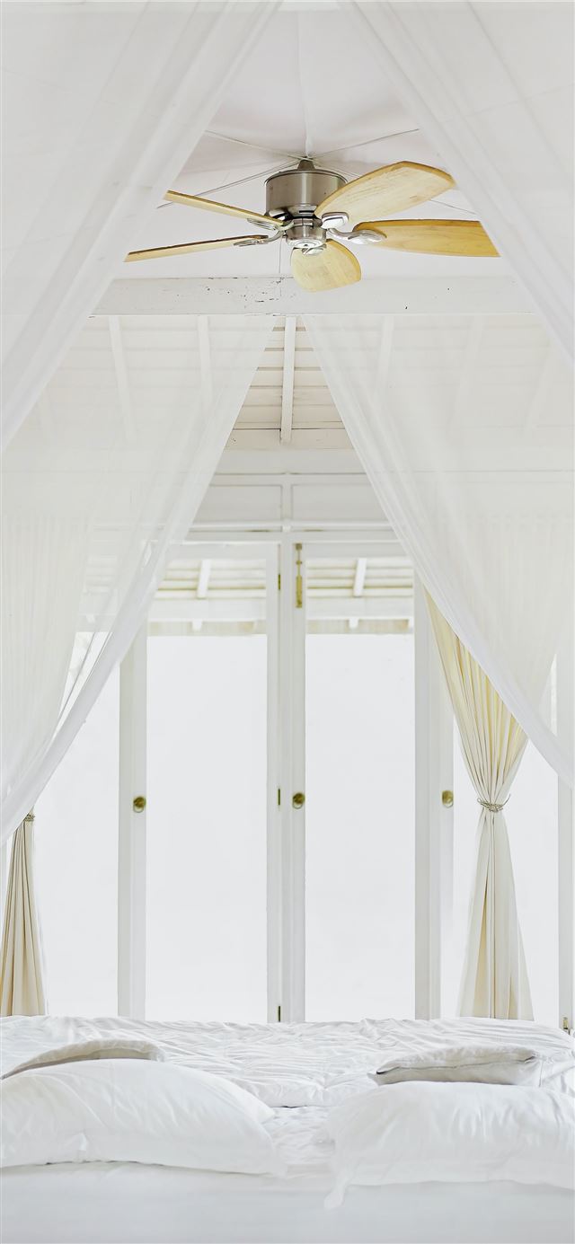 1125x2436 bed sheet near glass window -  iPhone 11 Wallpaper