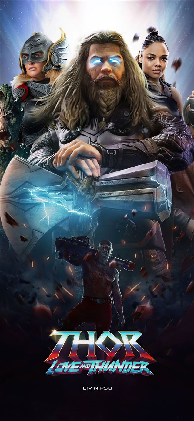 1284x2778 thor love and thunder movie 2022 -  iPhone 11 Wallpaper