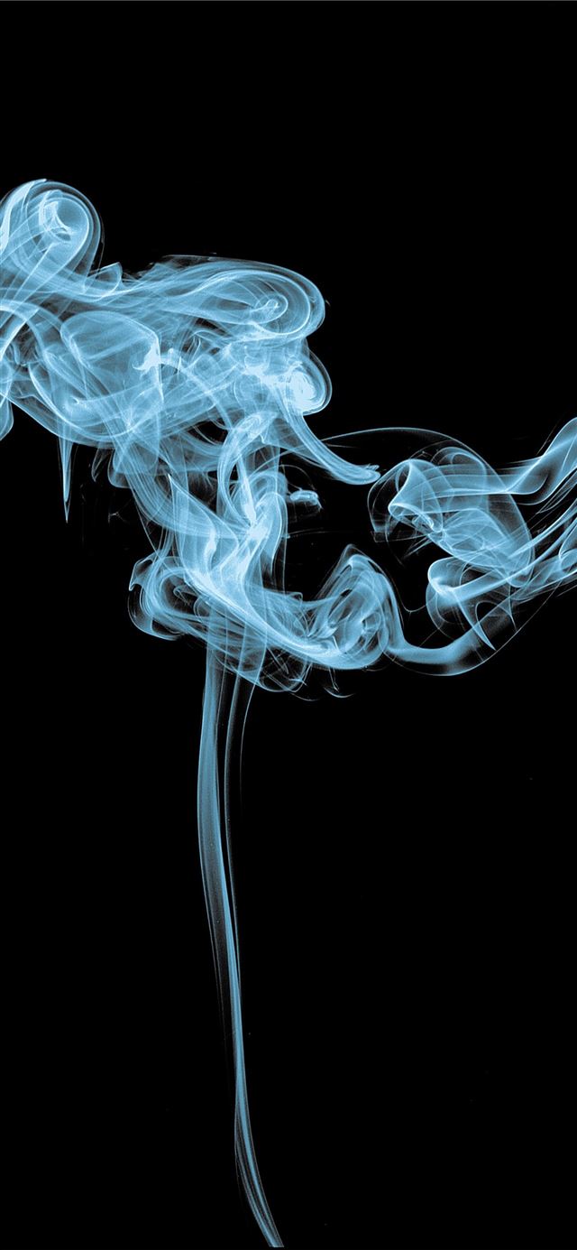 1284x2778 white smoke inside the dark room -  iPhone 11 Wallpaper