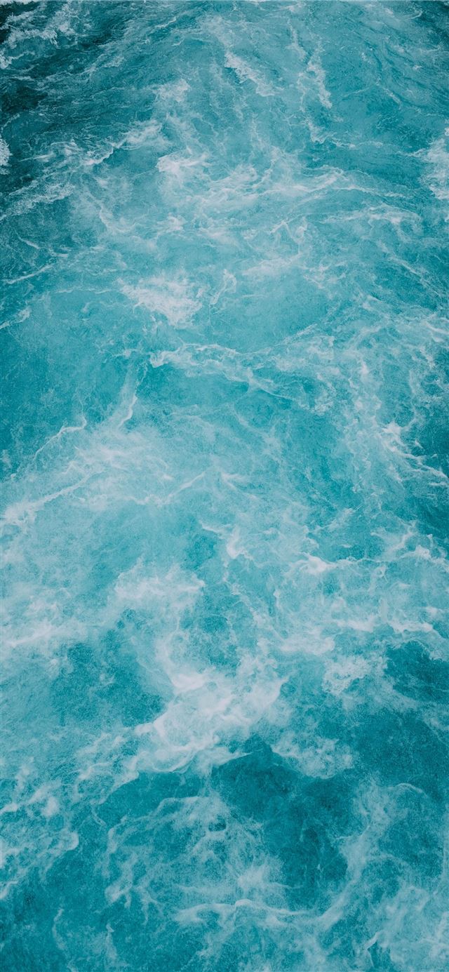 1284x2778 time lapse photography of waves of water -  iPhone 11 Wallpaper