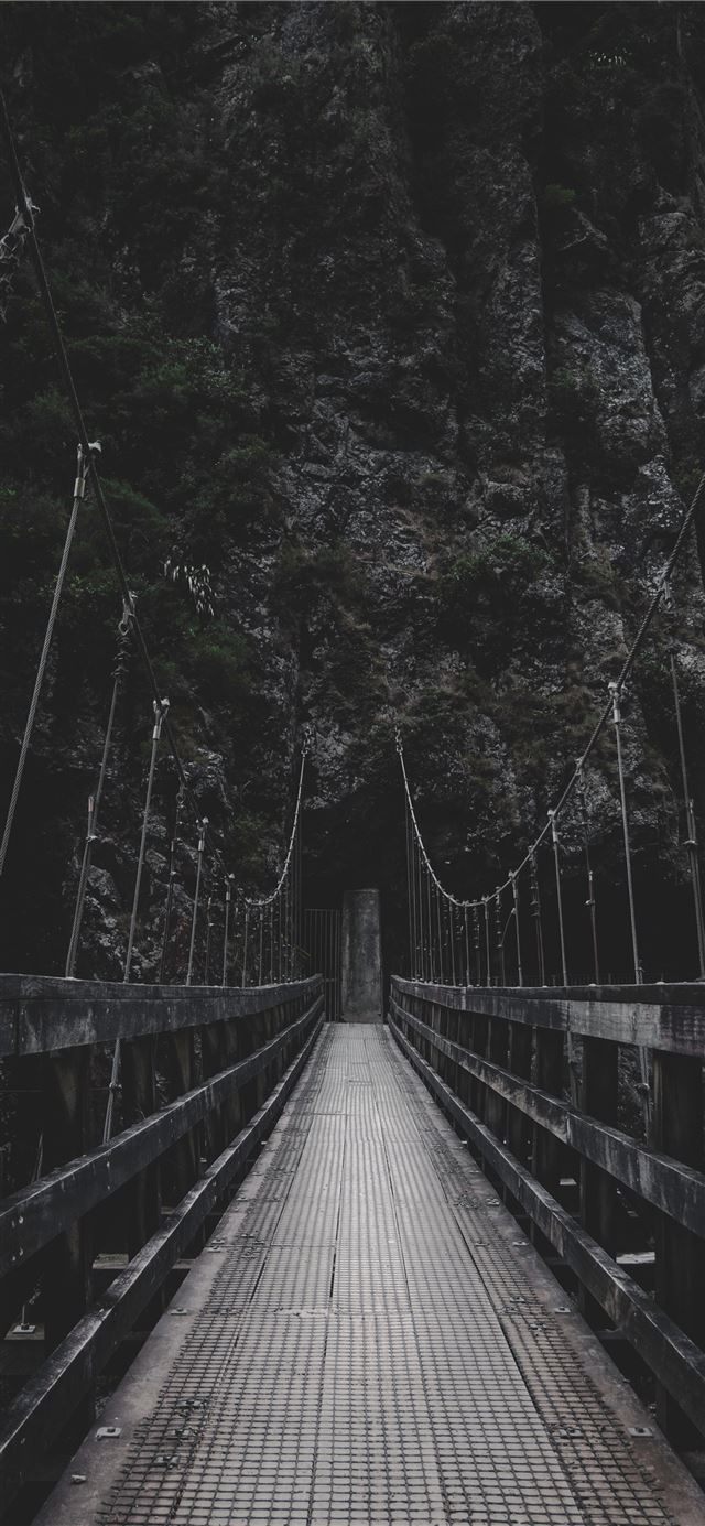 1284x2778 photo of bridge near mountain -  iPhone 11 Wallpaper