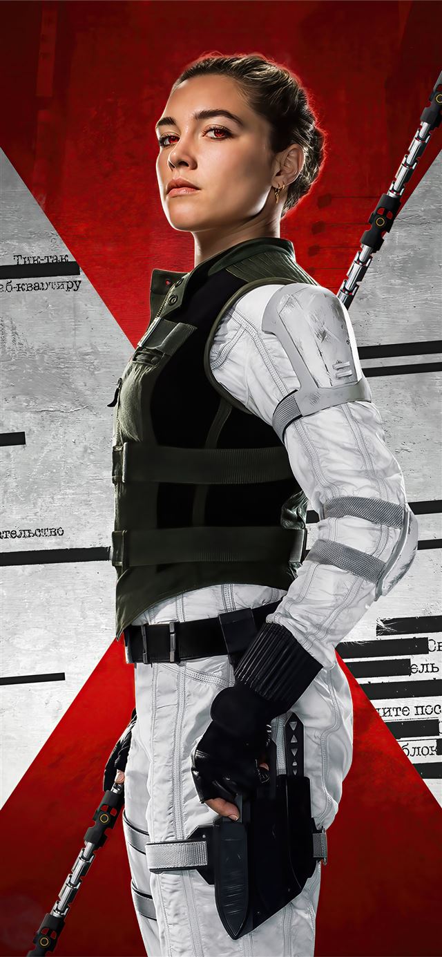 1284x2778 florence pugh x black widow -  iPhone 11 Wallpaper