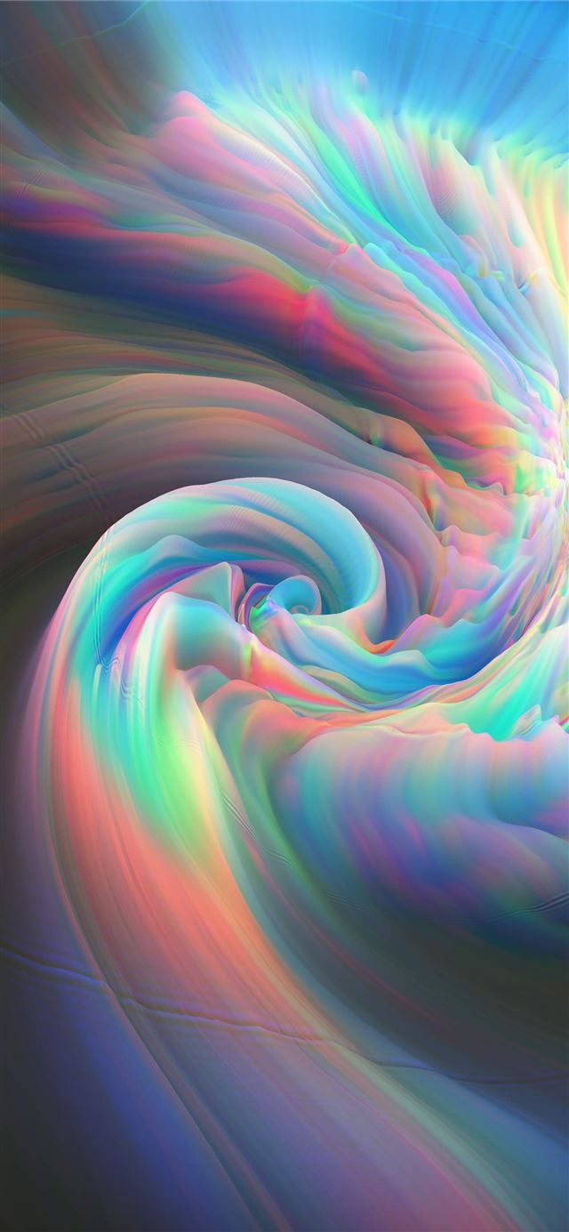 1284x2778 purple and blue abstract painting -  iPhone 11 Wallpaper