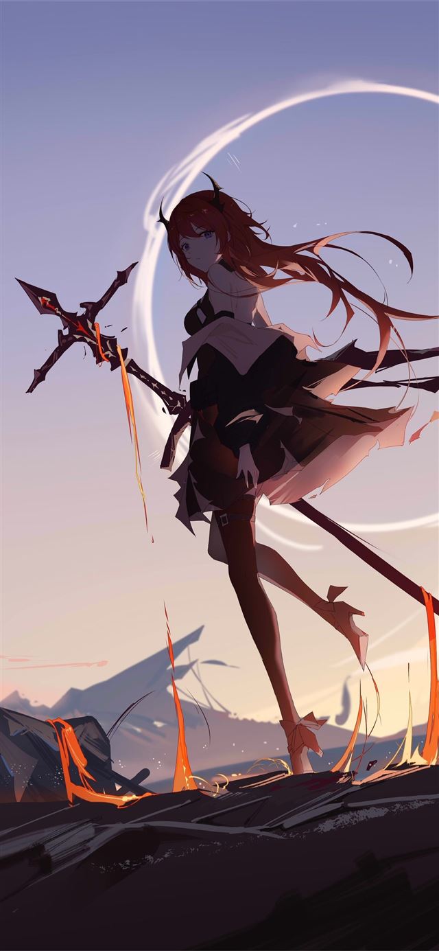 1125x2436 surtr arknights 8k -  iPhone 11 Wallpaper