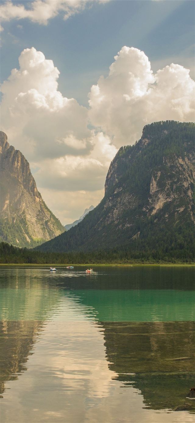 1125x2436 lake mountains water reflection landscape -  iPhone 11 Wallpaper