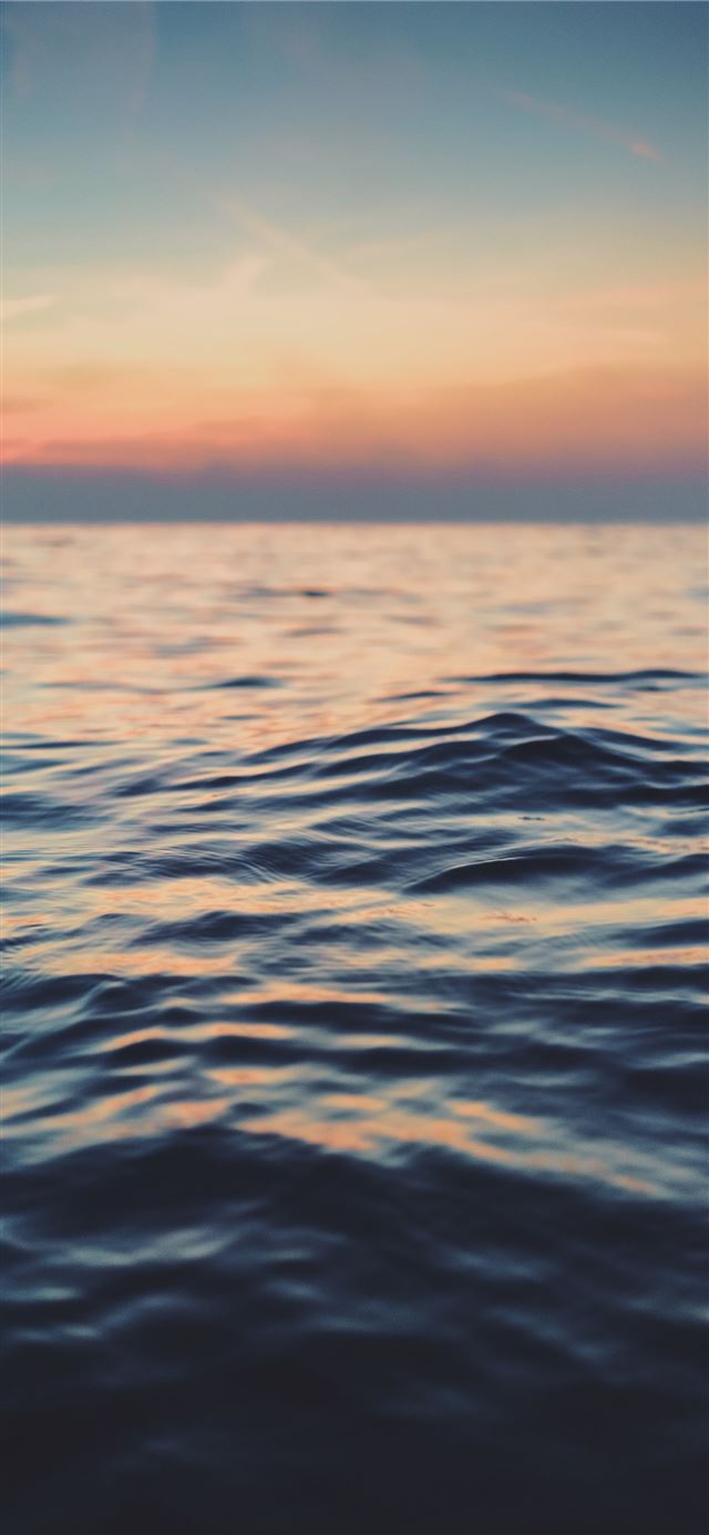 1284x2778 calm body of water at golden hour -  iPhone 11 Wallpaper