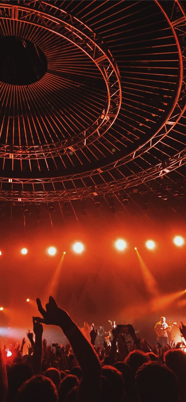 1125x2436 people watching concert -  iPhone 11 Wallpaper