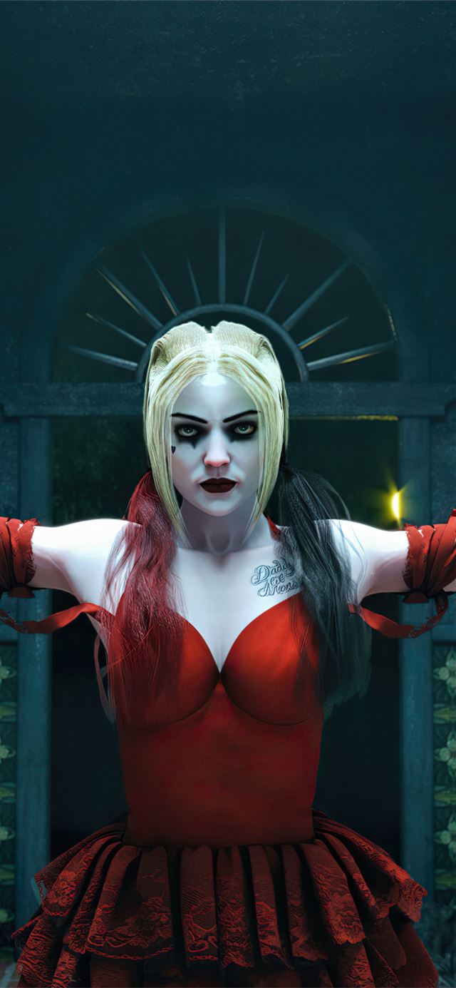 1125x2436 harley quinn suicide squad 2 4k -  iPhone 11 Wallpaper