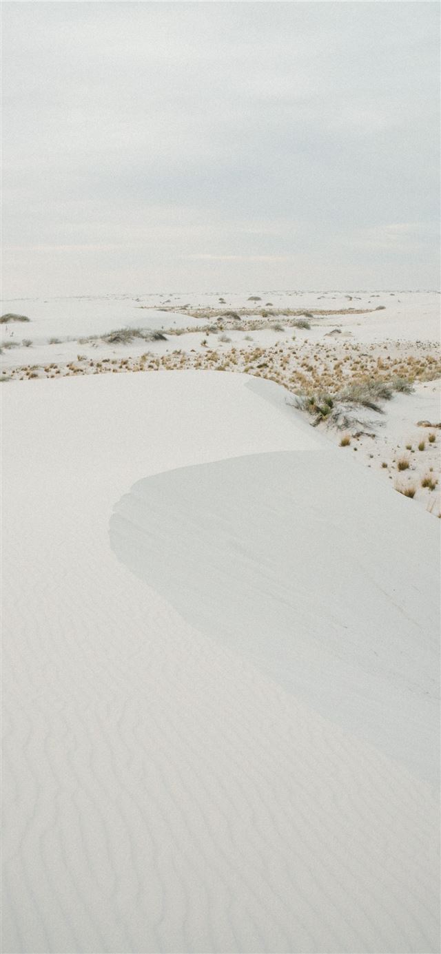 1284x2778 snowfield during cloudy sky -  iPhone 11 Wallpaper