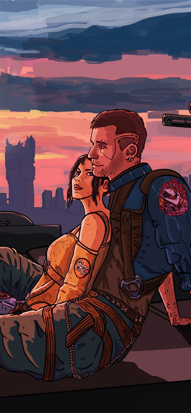 1284x2778 cyberpunk 2077 the new atmosphere for me 4k -  iPhone 11 Wallpaper