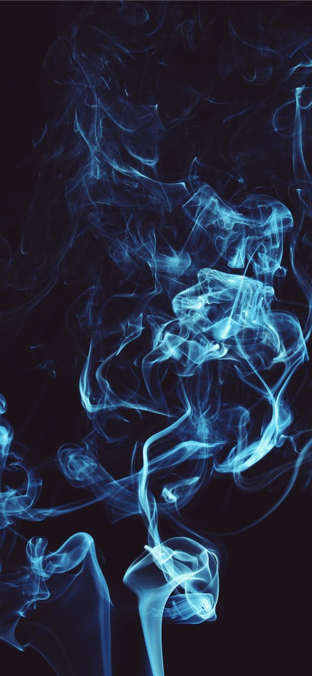 1125x2436 blue smoke clip art -  iPhone 11 Wallpaper