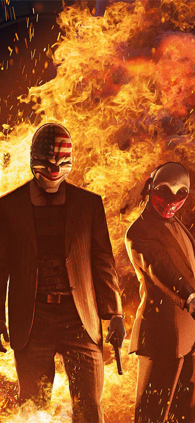 1125x2436 2021 payday 2 -  iPhone 11 Wallpaper