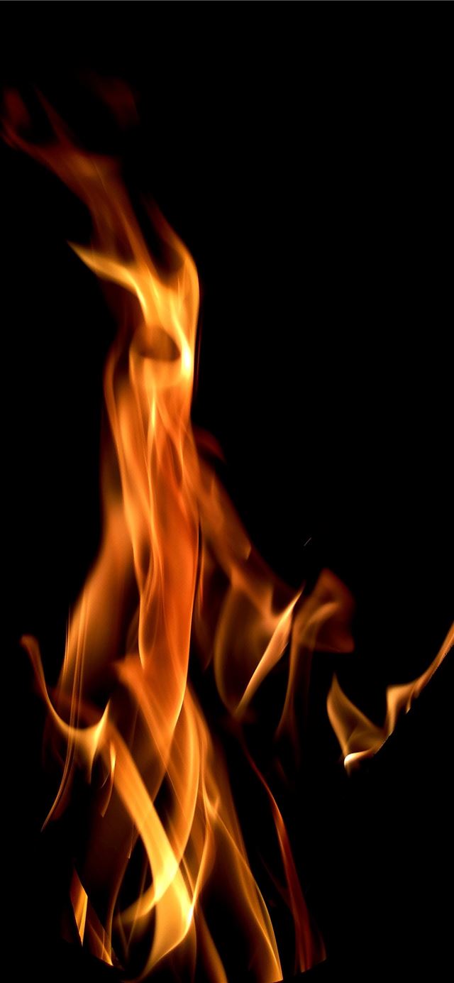 1284x2778 red flame -  iPhone 11 Wallpaper