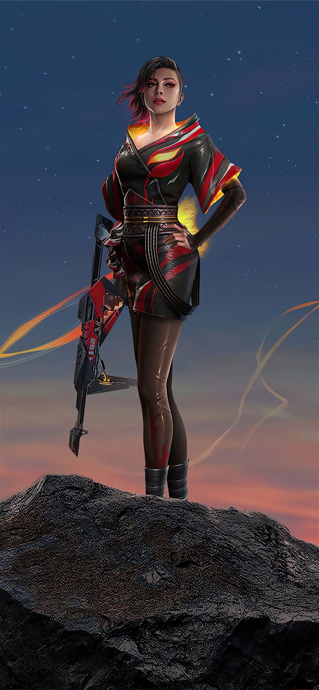 1284x2778 ronin the green garena free fire 5k -  iPhone 11 Wallpaper
