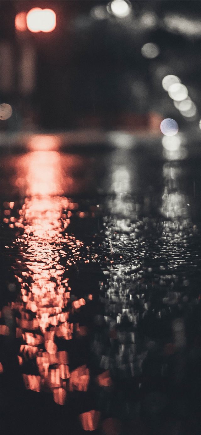 1125x2436 light bokeh during nighttime -  iPhone 11 Wallpaper