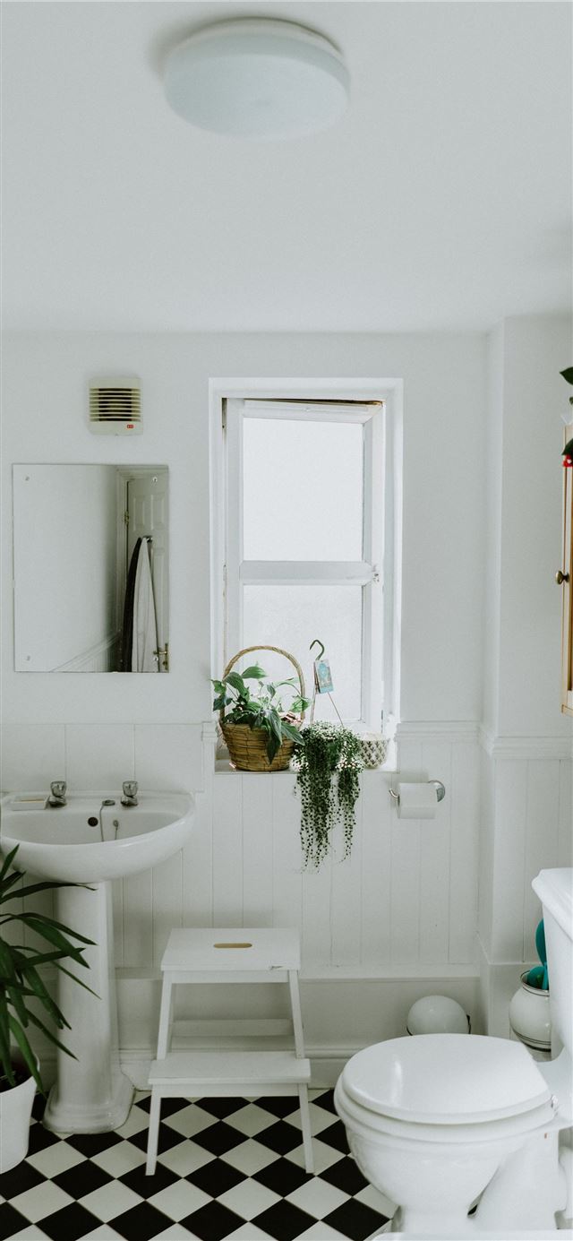 1284x2778 white ceramic pedestal sink -  iPhone 11 Wallpaper