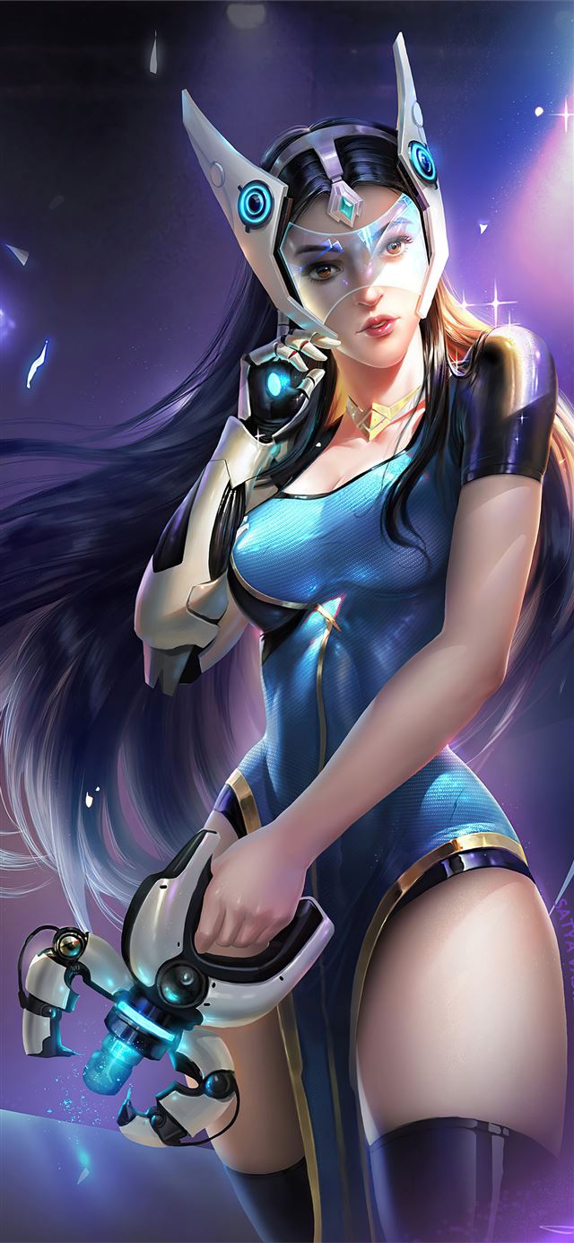 1284x2778 symmetra overwatch heroes 5k -  iPhone 11 Wallpaper