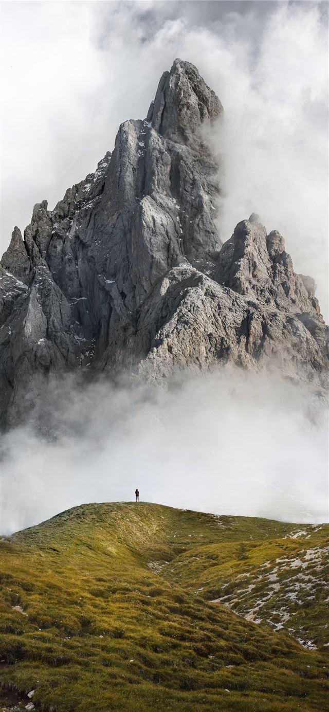 1284x2778 gray mountain during daytime photo -  iPhone 11 Wallpaper