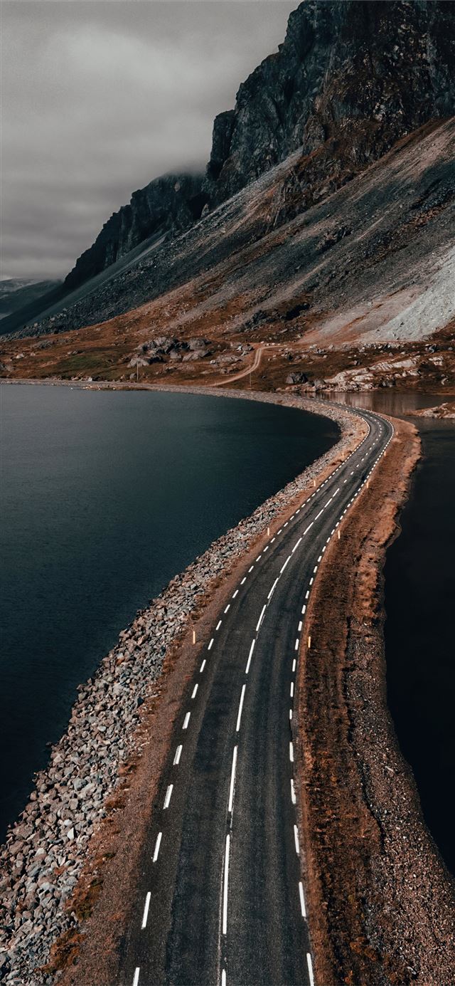 1284x2778 the atlantic road norway 5k -  iPhone 11 Wallpaper