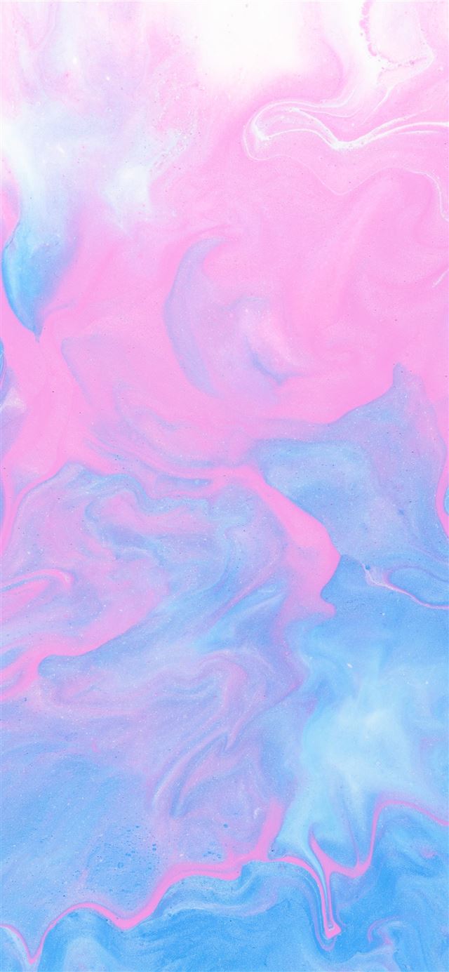 1284x2778 teal and white abstract painting -  iPhone 11 Wallpaper