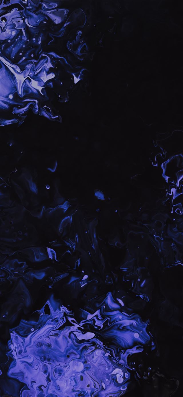 1284x2778 blue and white abstract painting -  iPhone 11 Wallpaper