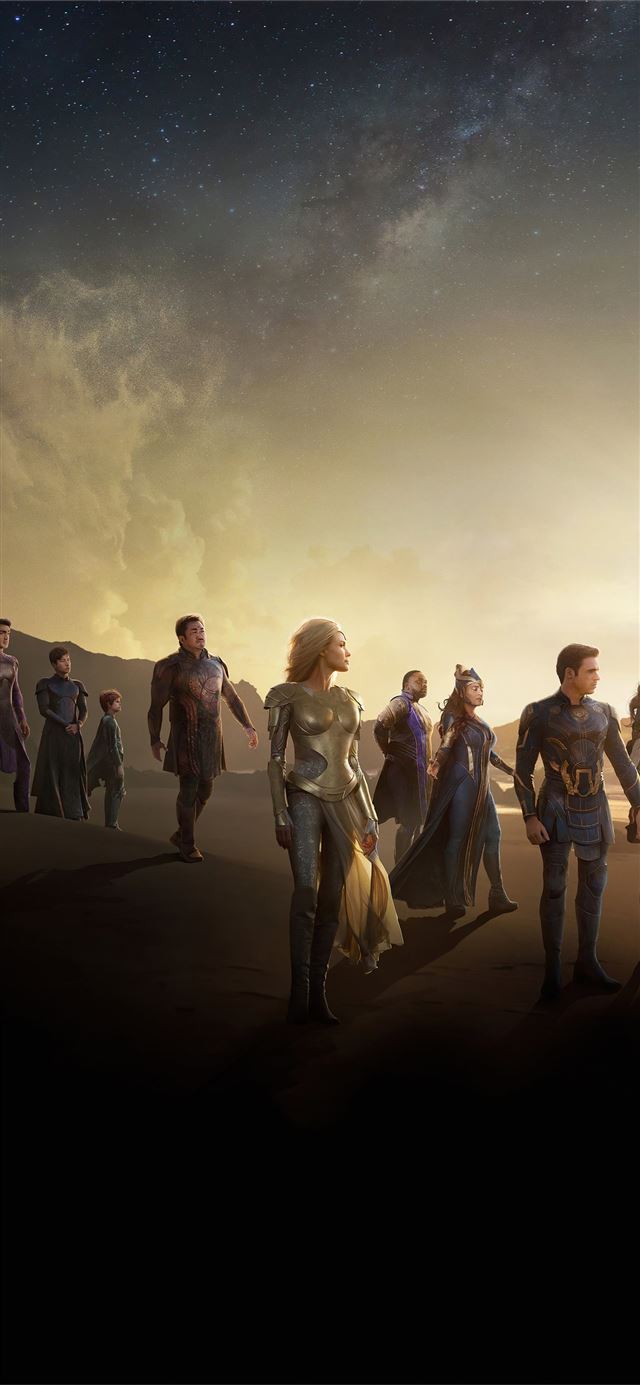 1284x2778 eternals movie -  iPhone 11 Wallpaper