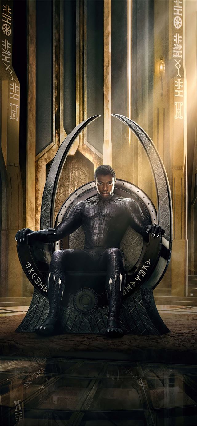 1284x2778 chadwick aaron boseman black panther 8k -  iPhone 11 Wallpaper