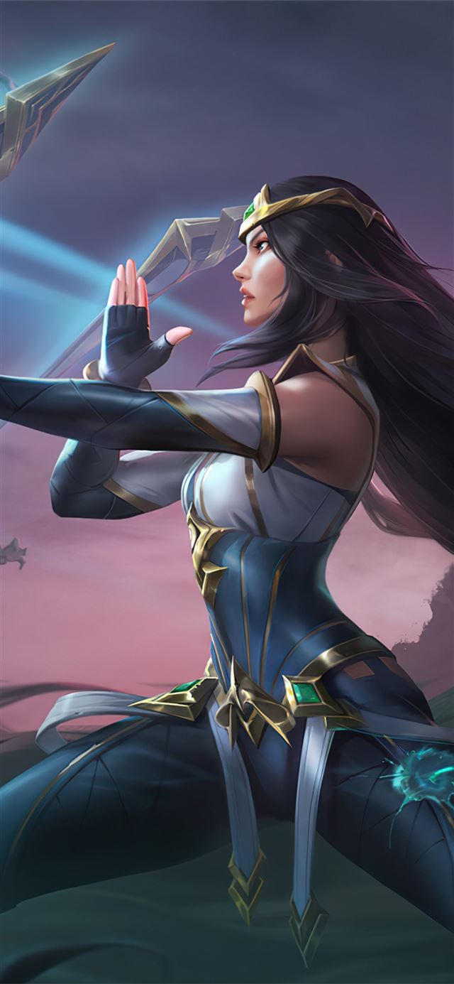 1284x2778 ruined king irelia league of legends 4k -  iPhone 11 Wallpaper