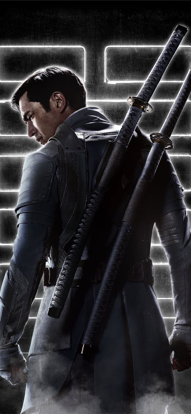 1284x2778 andrew koji as storm shadow in snake eyes 8k -  iPhone 11 Wallpaper