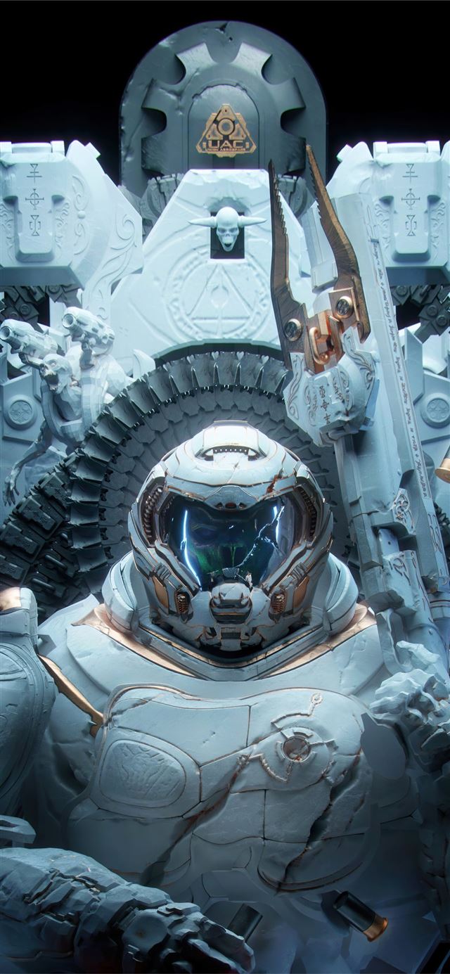1284x2778 doom ed slayer -  iPhone 11 Wallpaper