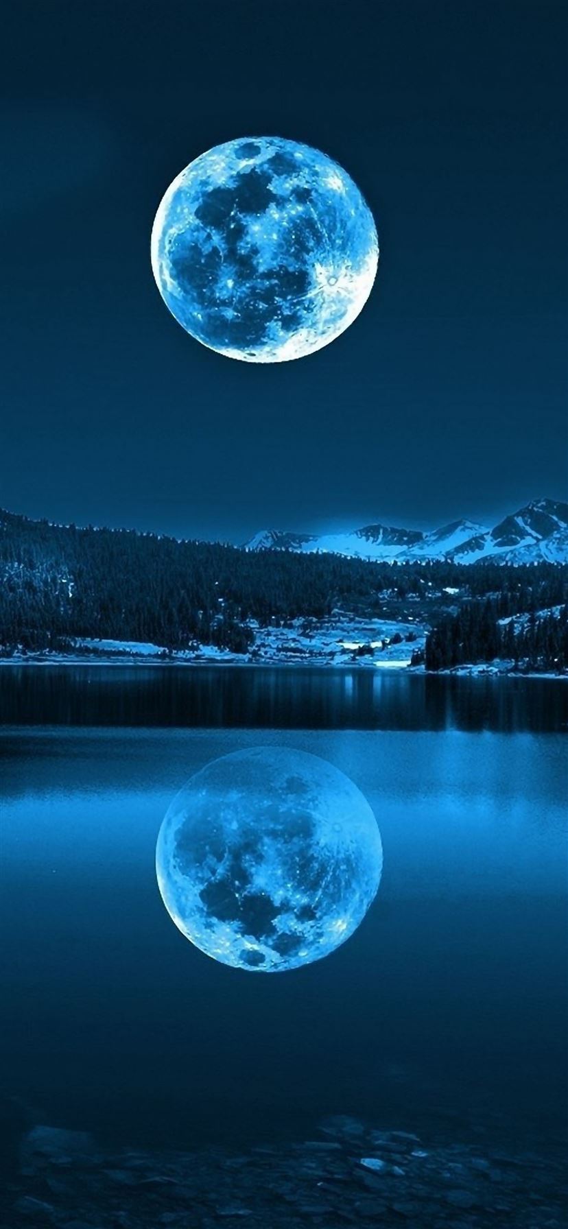 Beautiful Blue Moon Wallpapers on WallpaperDog
