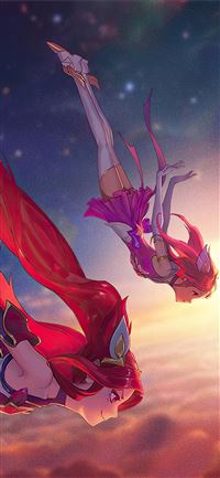 lux janna poppy jinx lulu league of legends star g... wallpaper