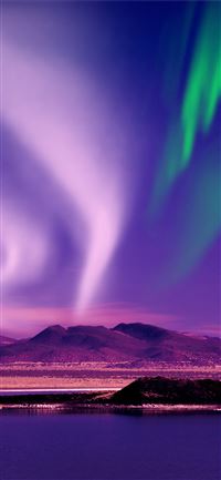 aurora borealis beautiful view wallpaper