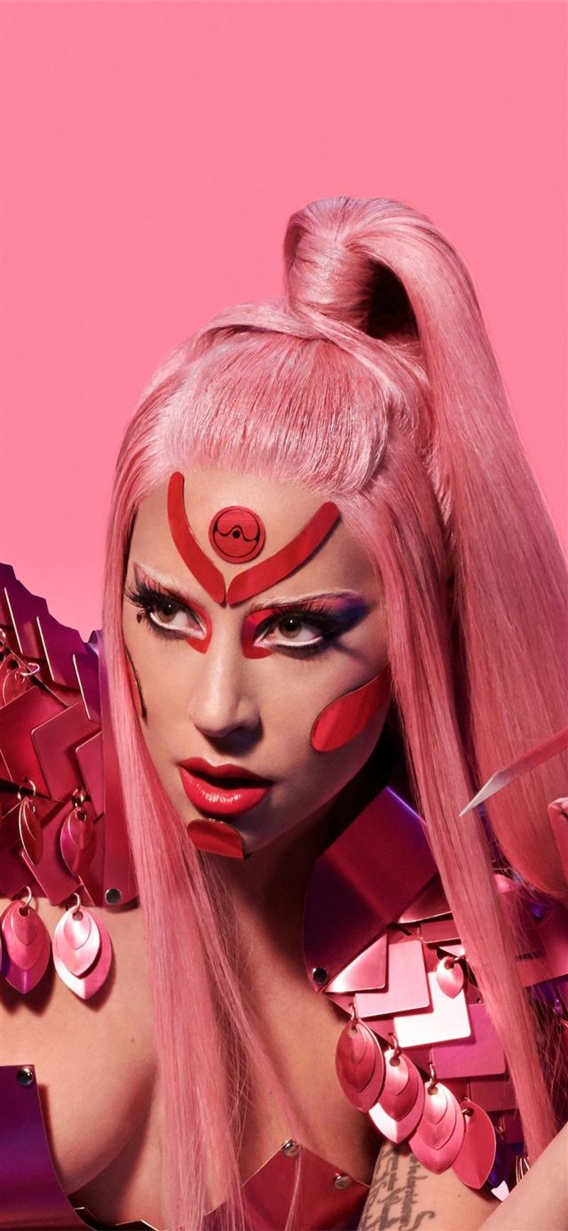 1125x2436 lady gaga chromatica - music iPhone 11 Wallpaper