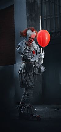 pennywise the clown it cosplay iPhone 11 wallpaper