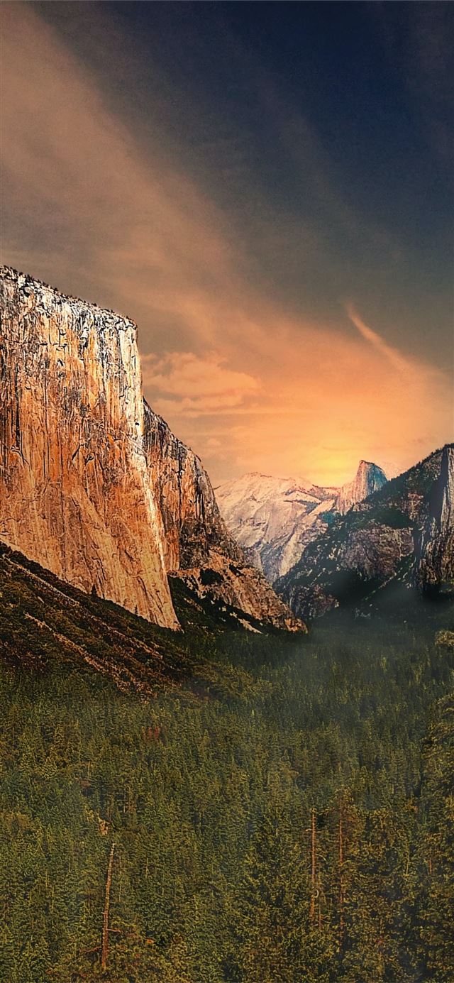 1125x2436 gorgeous yosemite valley el captain 4k - yosemite iPhone 11 Wallpaper