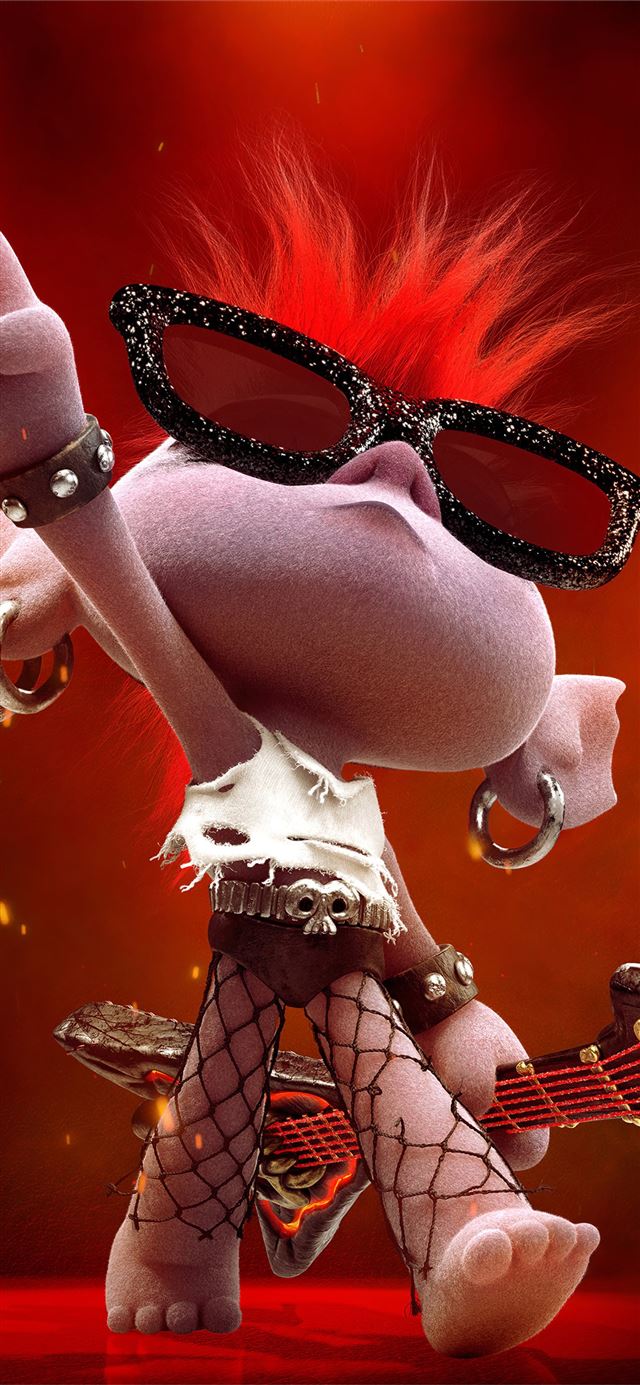 1125x2436 2020 trolls world tour 4k - animated movies iPhone 11 Wallpaper