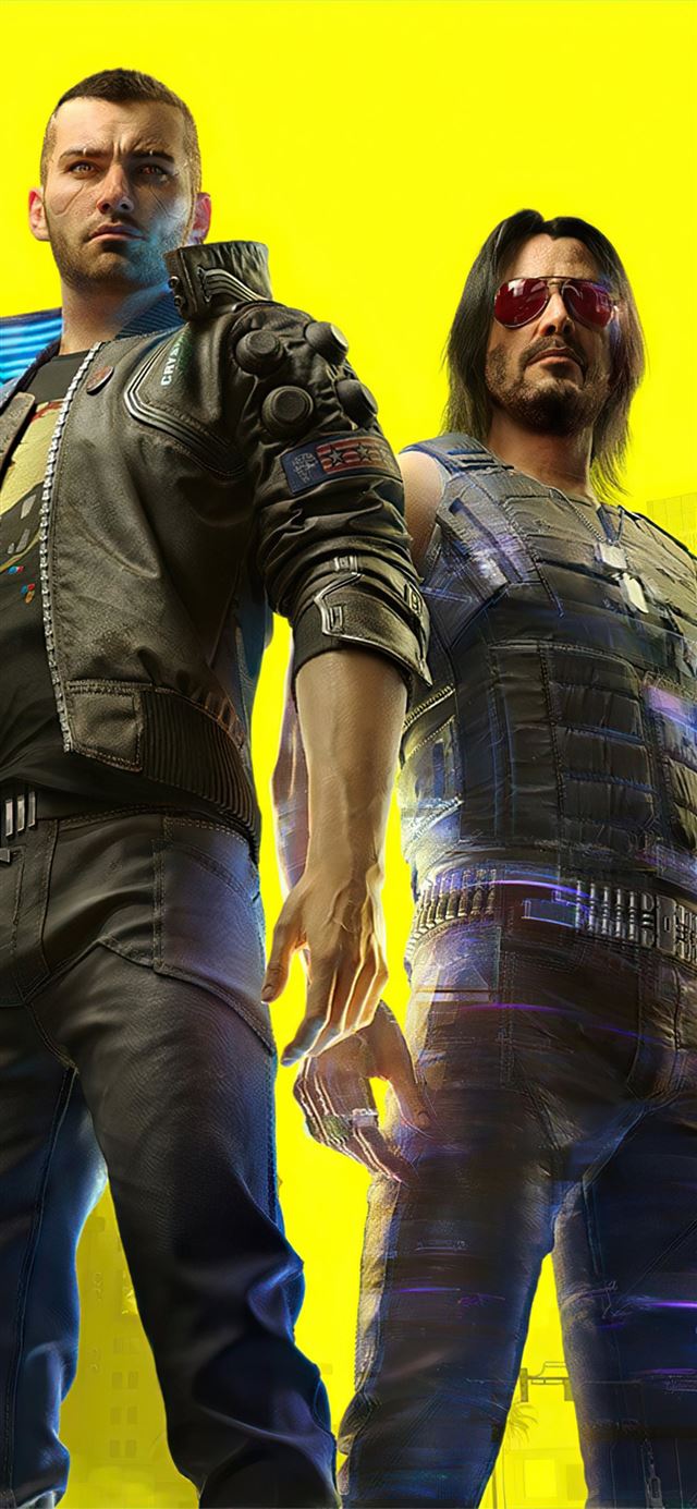 1125x2436 cyberpunk 2077 johnny silverhand 4k - keanu reeves iPhone 11 Wallpaper