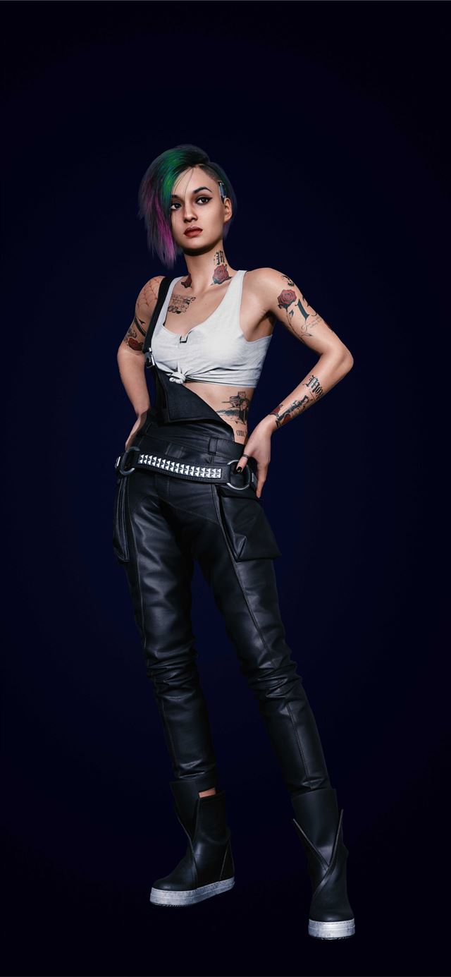 1125x2436 cyberpunk 2077 judy 5k - ps games iPhone 11 Wallpaper