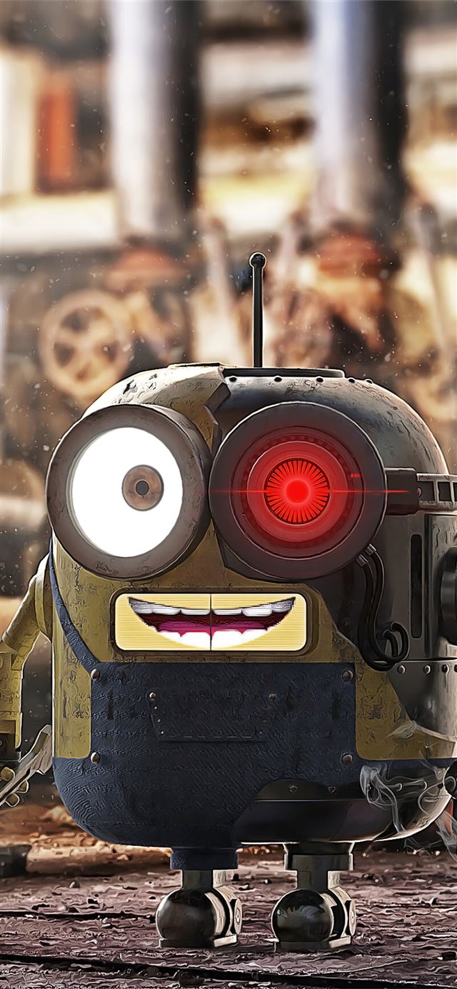 1125x2436 robot minion - minions iPhone 11 Wallpaper