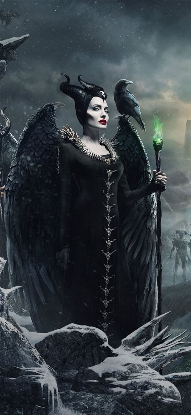 1125x2436 maleficent mistress of evil 4k new - movies iPhone 11 Wallpaper