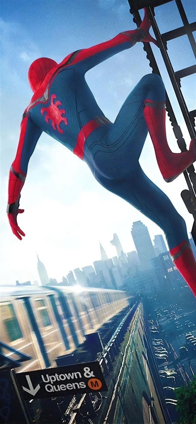 1125x2436 spider man homecoming 8k - tom holland iPhone 11 Wallpaper